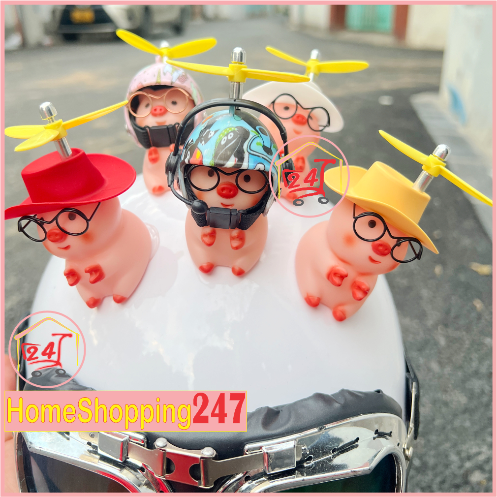 Phiên Bản Đặc Biệt. Heo dán mũ bảo hiểm, kèm miếng dán, kính, tai nghe. Dán mũ bảo hiểm, dán xe, dán ô tô. PHIÊN BẢN DÁN