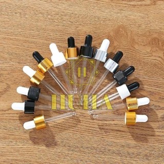 Nút bóp giọt khoen vàng,đen,bạc fi18 lọ bóp , lọ triết nhỏ giọt dùng vặn chai lọ tinh dầu thủy tinh huha