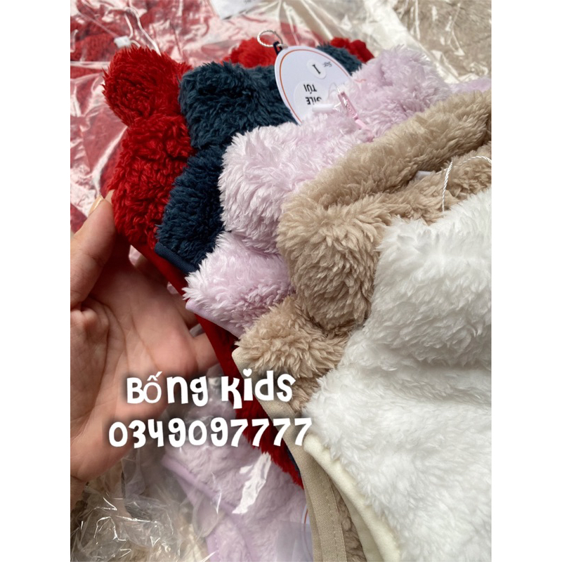 Áo Gile Bé Trai & Bé Gái Lông Cừu UNI