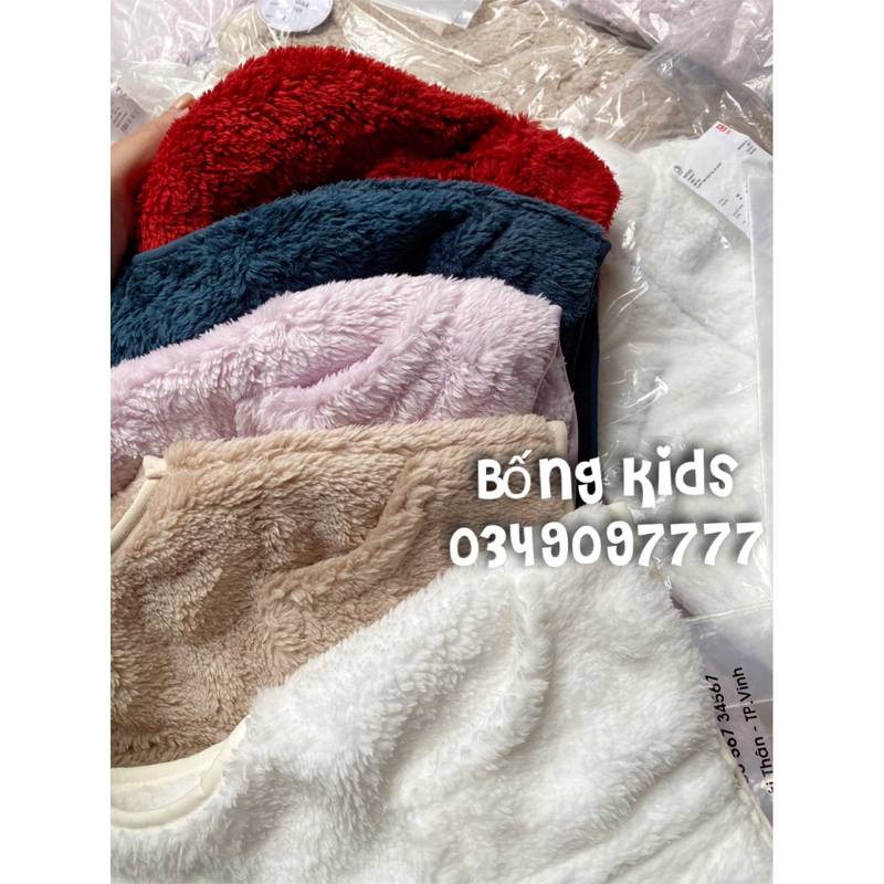 Áo Gile Bé Trai & Bé Gái Lông Cừu UNI