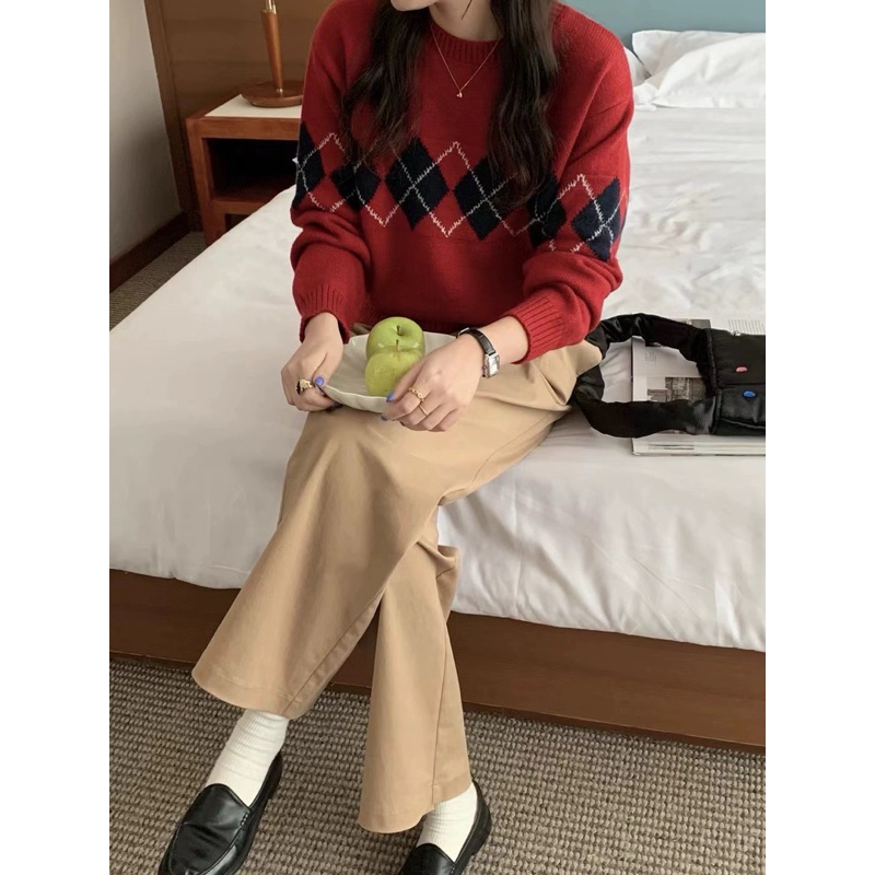 KAYY. Áo len hoạ tiết trám _ Altr