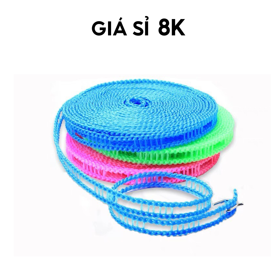 Dây Phơi Quần Áo Thông Minh có lỗ móc 5 Mét - 00654