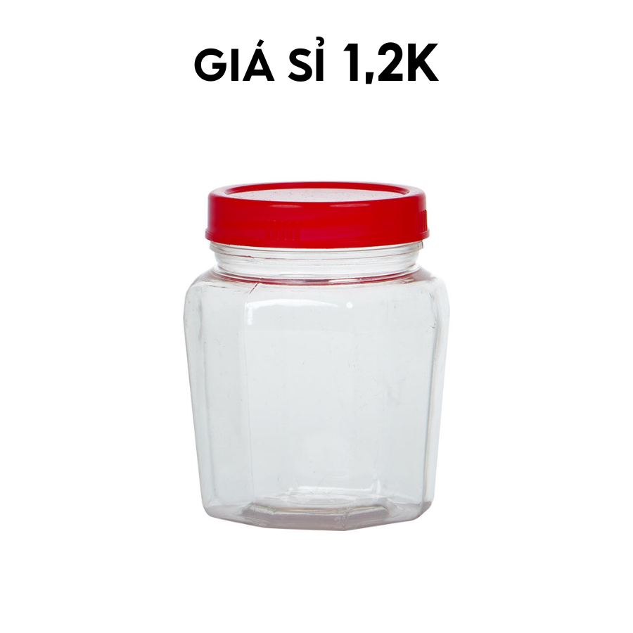 Lọ nhựa đựng gia vị kèm thìa Việt Nhật (MS: 0948) – Hũ đựng muối nắp vặn kín 01767