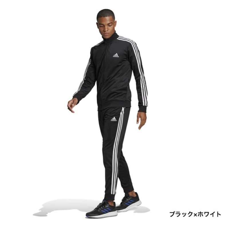 Bộ thể thao nam Adi/dasTrack Suit 3 sọc PRIMEGREEN ESSENTIAL GK9651 & GK9658 Authentic Nhật bản