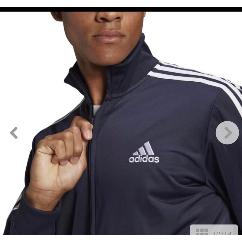 Bộ thể thao nam Adi/dasTrack Suit 3 sọc PRIMEGREEN ESSENTIAL GK9651 & GK9658 Authentic Nhật bản