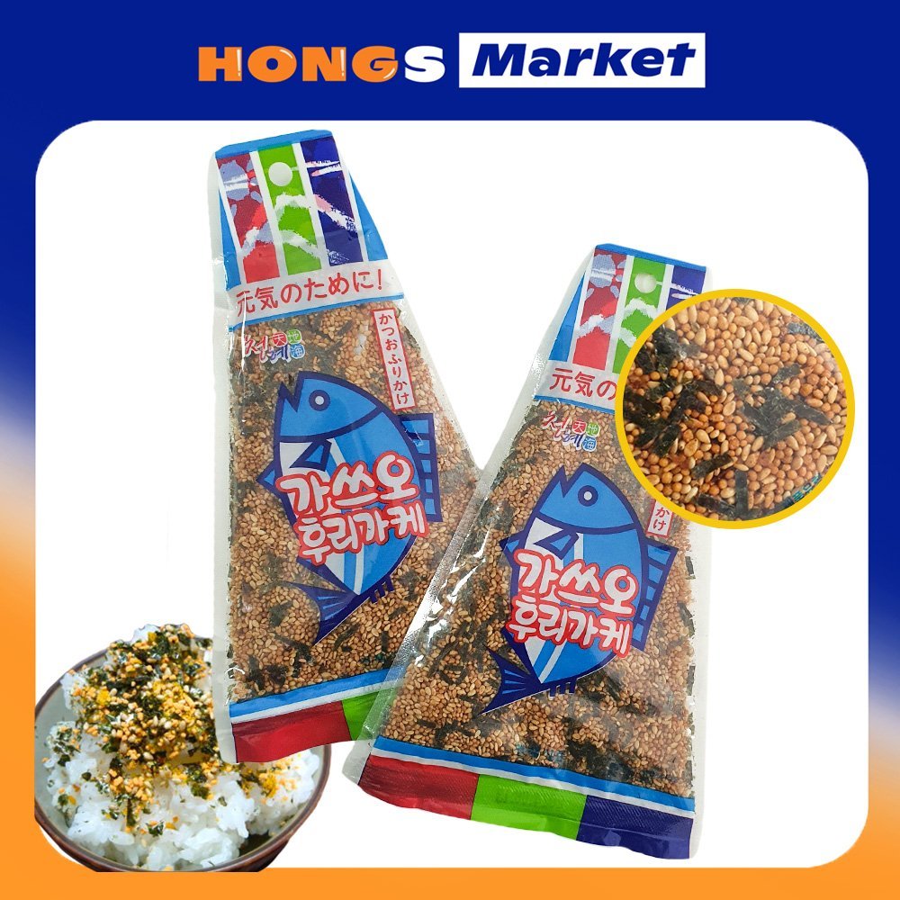 Gia vị rắc cơm Hàn Quốc vị cá ngừ Katsuo Furikake