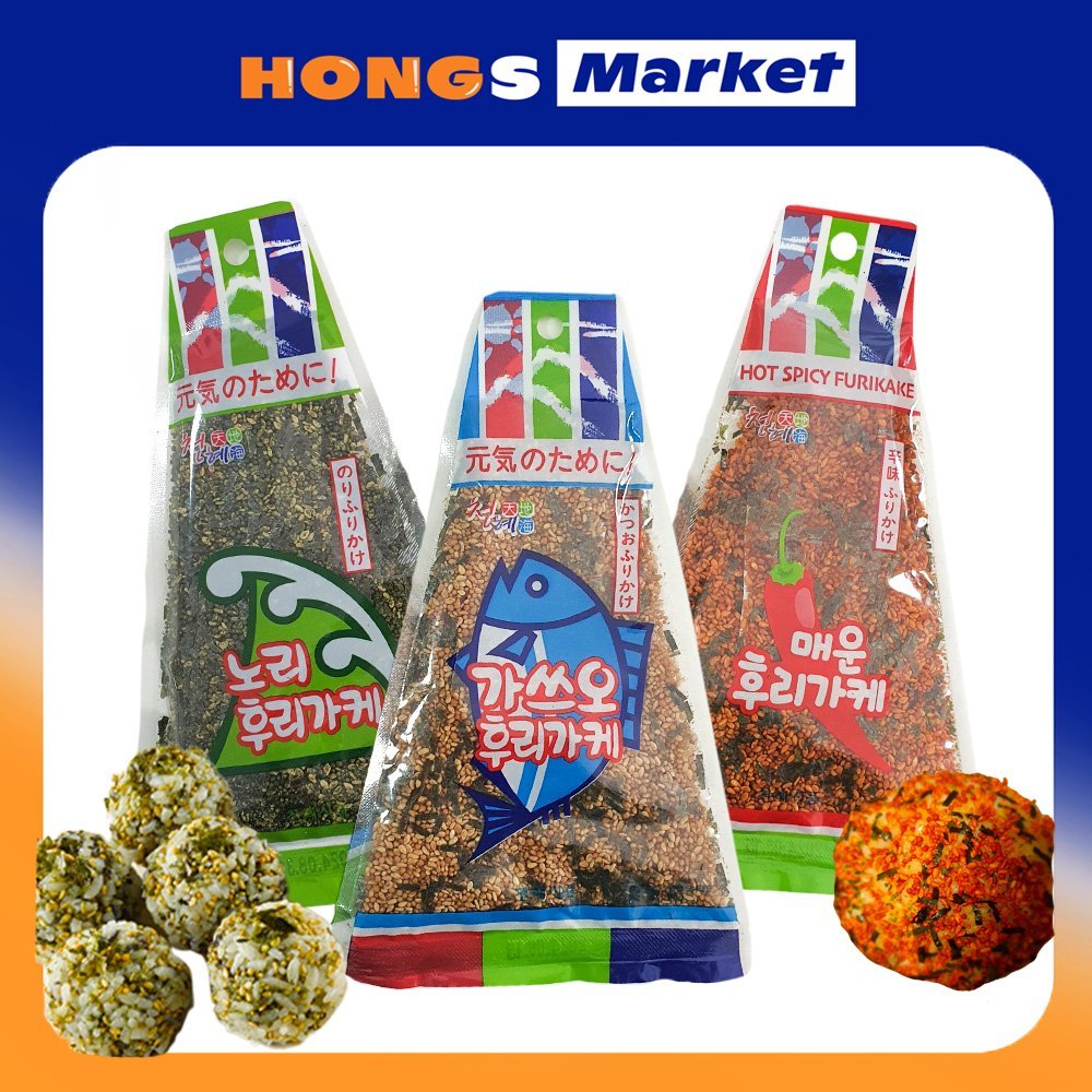 Combo 3 gói gia vị rắc cơm Hàn Quốc FURIKAKE