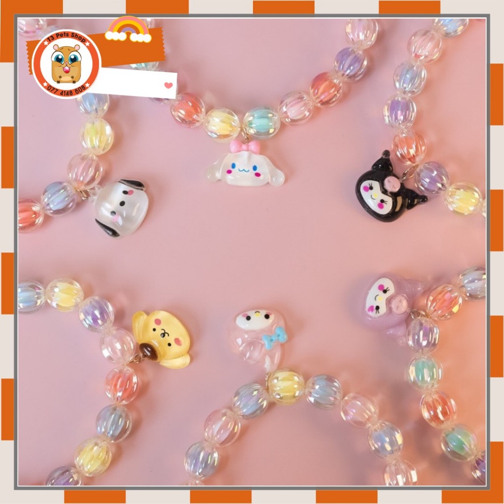 Vòng cổ trân châu pastel dành cho chó mèo