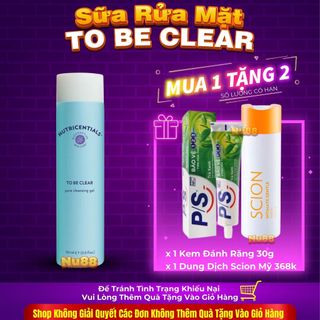 Sữa Rửa mặt Dành Cho Da Dầu & Hỗn Hợp TO BE CLEAR PURE CLEANSING GEL