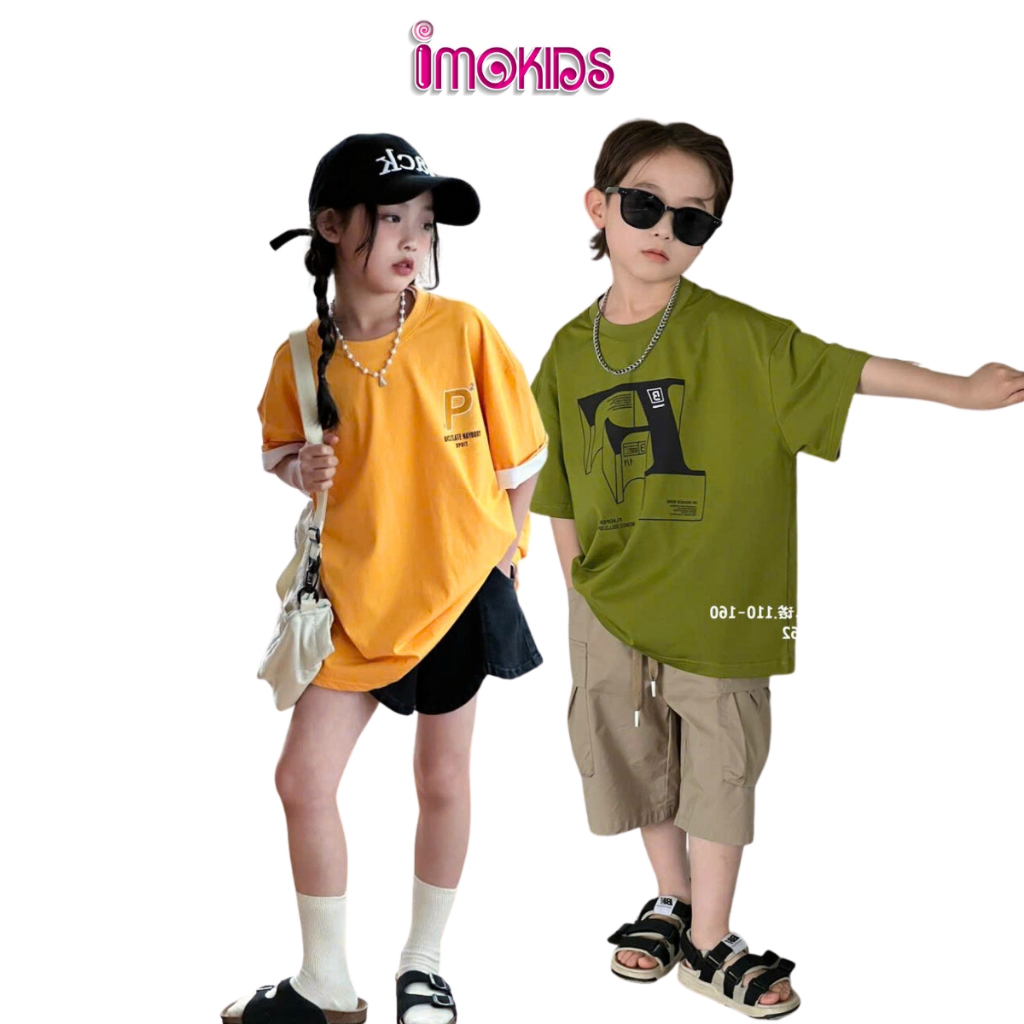 Áo thun bé trai size đại Banbino 18kg-45kg áo cộc tay cho bé cao cấp chất thun cao cấp co giãn thoải mái thời trang qate