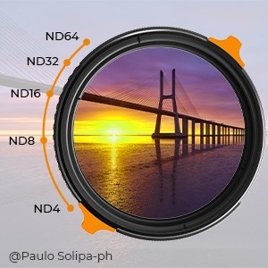 Filter K&F ND4-ND64 (2-6 Stop) Variable and CPL - Filter 2 in 1