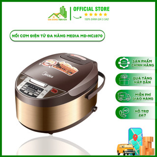 Nồi cơm điện tử đa năng media md-nc1870 - nồi cơm điện gia dụng tiện ích được cấu tạo bởi lớp chống dính cao cấp 1.8l
