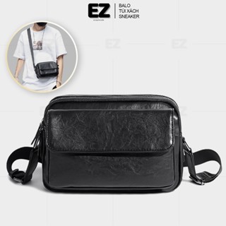  Túi đeo chéo da nam thời trang TD29  Túi chéo nam da PU cao cấp kiểu dáng basic  Túi xách nam đeo chéo 