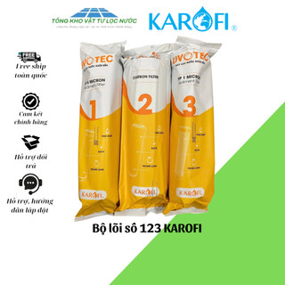 Bộ lõi lọc nước karofi livotec số 123 - 💥cam kết hàng chính hãng💥