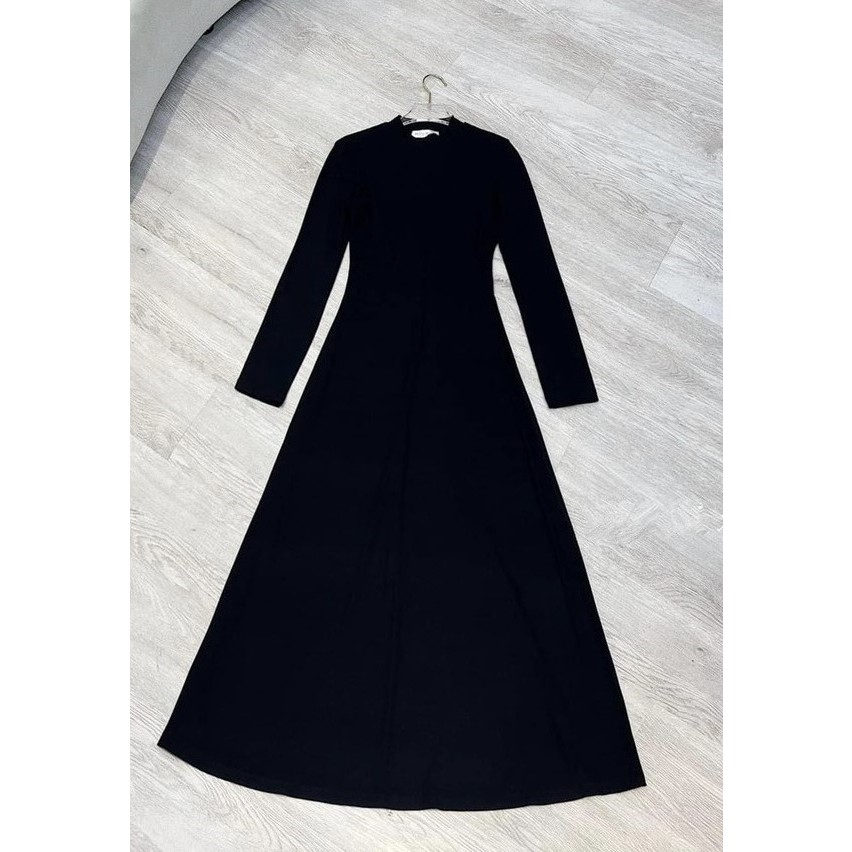 Váy đen trơn mặc mùa đông chất liệu zip 3 size S M L form từ 40 - 65kg