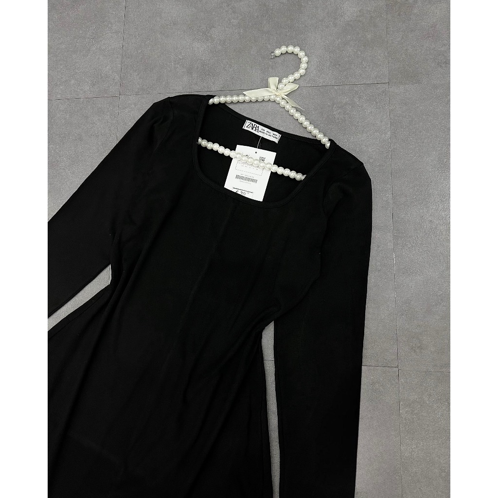 Váy đen trơn mặc mùa đông chất liệu zip 3 size S M L form từ 40 - 65kg