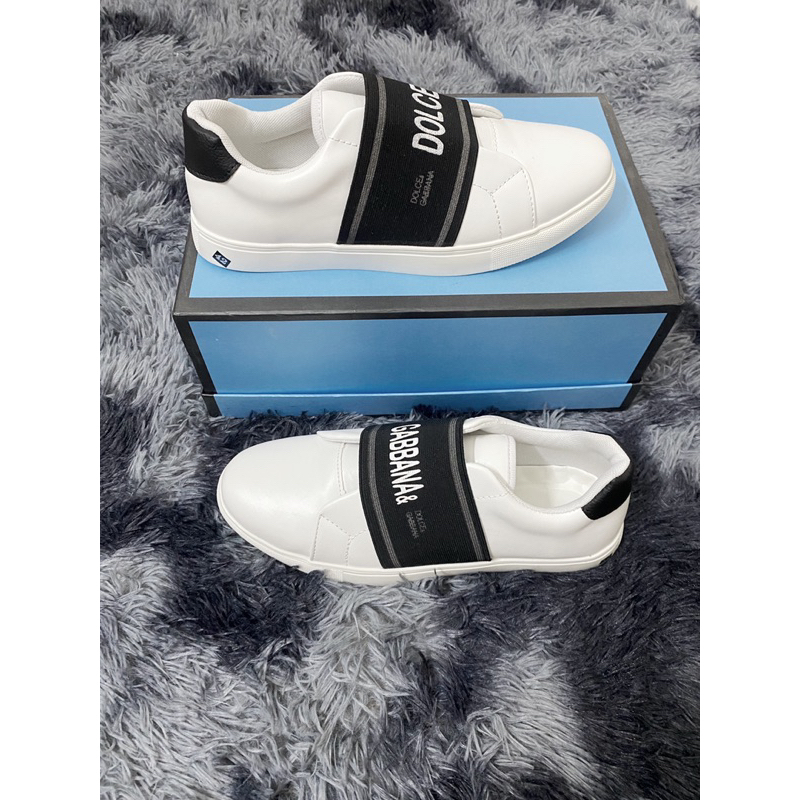 Giày Lười DIO.R Vân Dệt , Giày Slipon In Hình Xương, Giày lười GVC,DG Chun Chéo, Chun Ngang Siêu Víp_HT_Sneacker