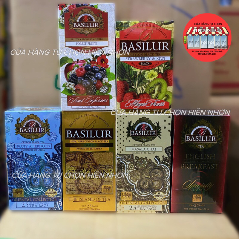 Trà Basilur Hộp Giấy ORIENTAL COLLECTION – FROSTY AFTERNOON