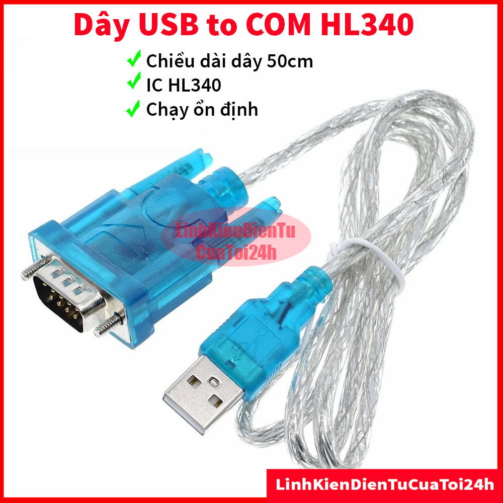 Dây USB to COM HL340