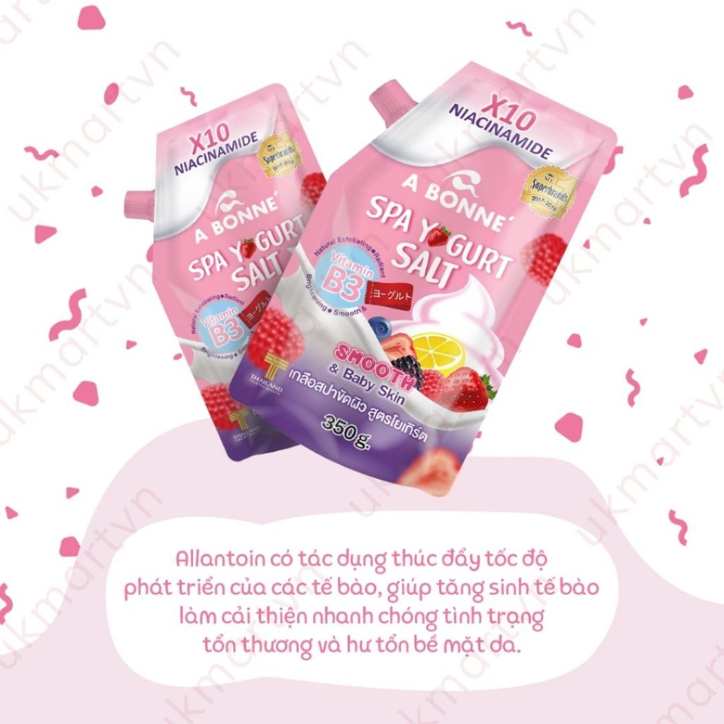 Muối Tắm Sữa Bò Tẩy Tế Bào Chết A Bonne Spa Milk Salt Thái Lan 350gr