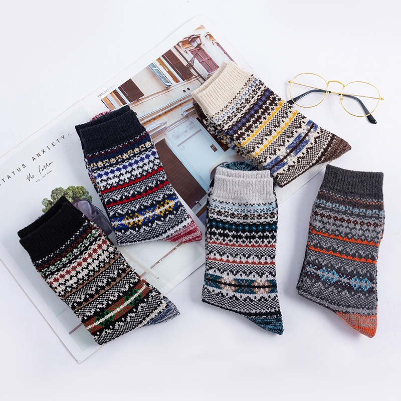 Vớ tất thổ cẩm Boho cao giữa bắp mũi tên M2