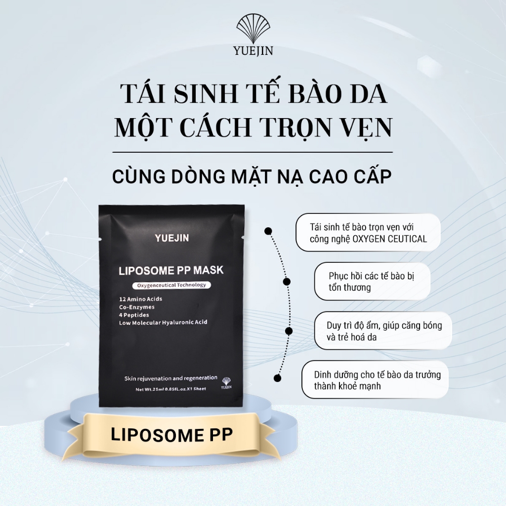 Mặt Nạ Tái Tạo Đa Tầng Làn Da YUEJIN Liposome PP Mask Nuôi Dưỡng Tế Bào, Phục Hồi Nhanh, Cấp Ẩm