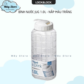 Bình nước lock&lock 1lít nắp trắng - hàng chính hãng