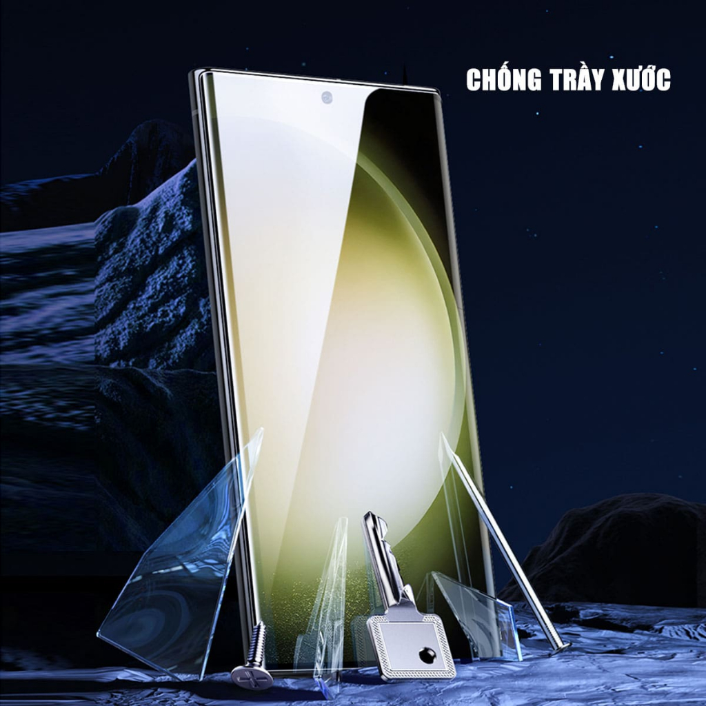 Dán màn hình Samsung S23 Ultra PPF UV Smart Devil full màn hình dẻo trong suốt - Dán PPF UV Samsung Galaxy S23 Ultra