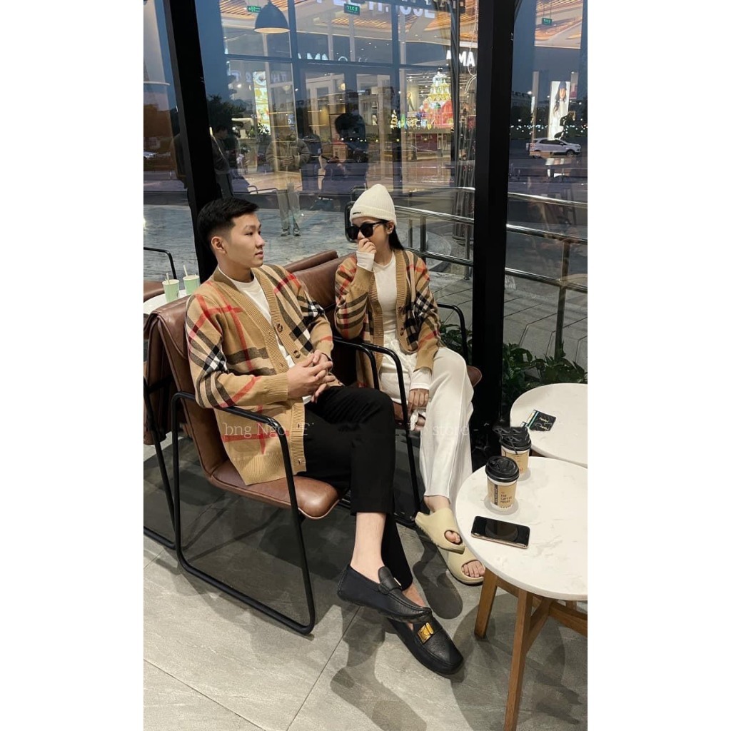 Áo Cardigan Len BBR Form Rộng Unisex Cao Cấp_Hàng Trend 2023