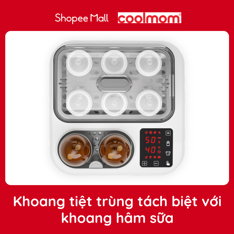 Máy tiệt trùng sấy khô Fatzbaby tích hợp hâm sữa & nấu cháo CAPTAIN 2 FB4315SL