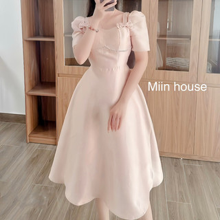 Váy tapta viền dây đá đính 2 nơ