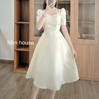 Váy tapta viền dây đá đính 2 nơ