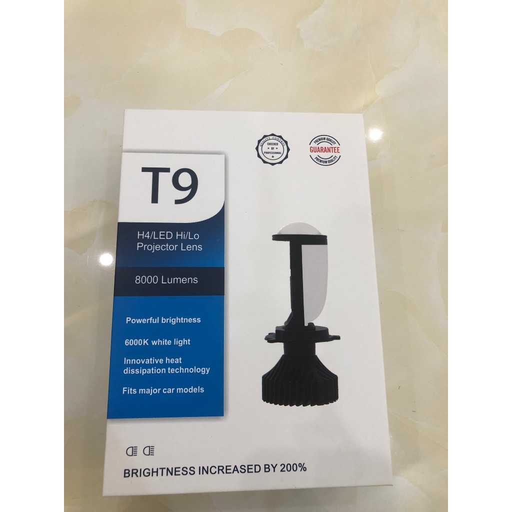 Đèn led bi cầu mini T9 bản cao cấp 2023 chân h4(1 đèn)