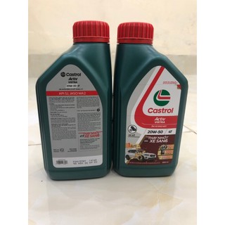 Dầu nhớt xe máy Castrol Activ Vistra 20w50 (800ml)