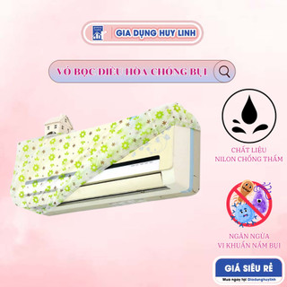 Vỏ bọc điều hòa nilon chống bụi bẩn nấm mốc họa tiết giao ngẫu nhiên (MS02) giadunghuylinh