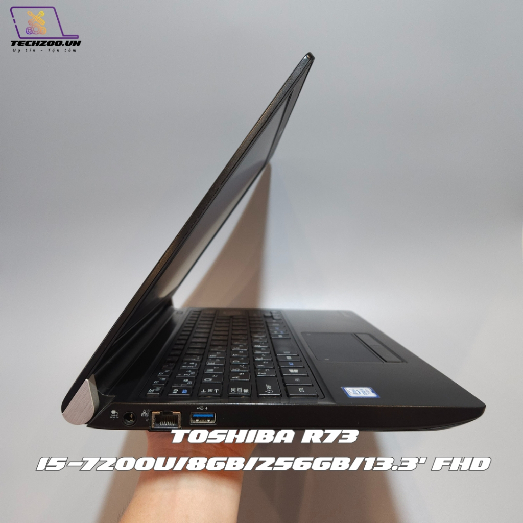 Laptop Toshiba dynabook R73 mỏng nhẹ I5-7200U/8GB/256GB/13.3 inch FHD/Pin trâu+ màn đẹp | Văn phòng, game, giải trí OK
