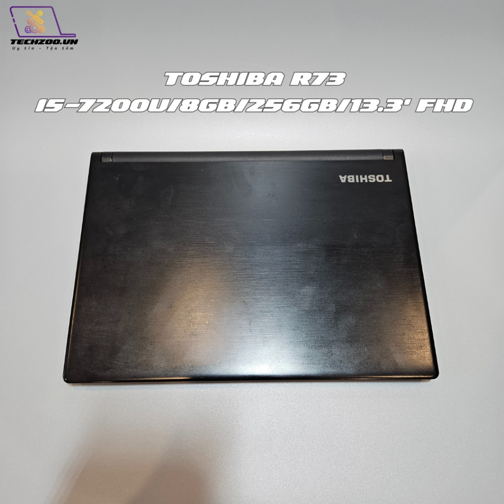 Laptop Toshiba dynabook R73 mỏng nhẹ I5-7200U/8GB/256GB/13.3 inch FHD/Pin trâu+ màn đẹp | Văn phòng, game, giải trí OK