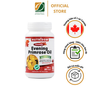 Tinh dầu hoa anh thảo evening primrose oil david health lọ 200 viên