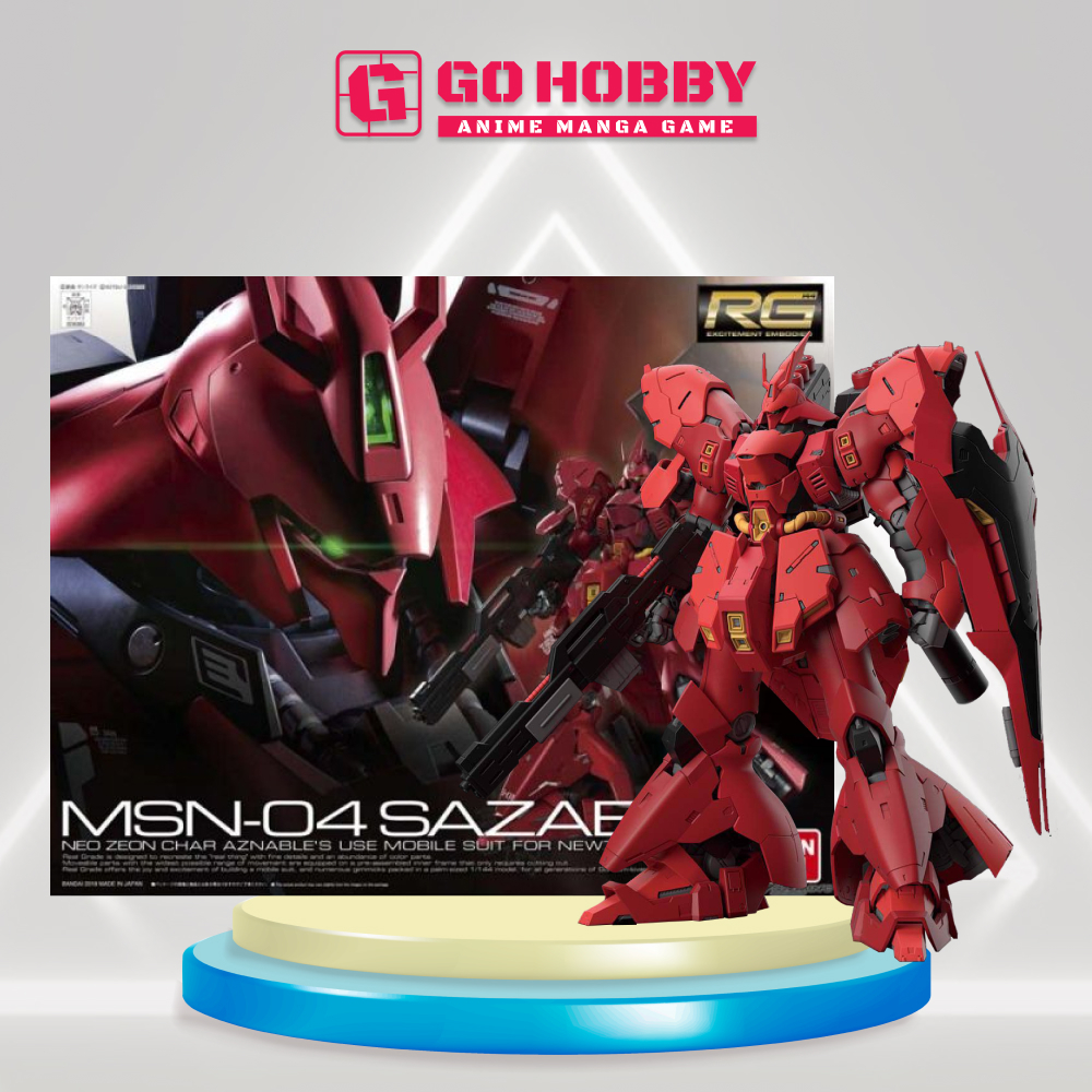 GUNPLA | Real Grade 1/144 Sazabi | Đồ chơi mô hình lắp ráp