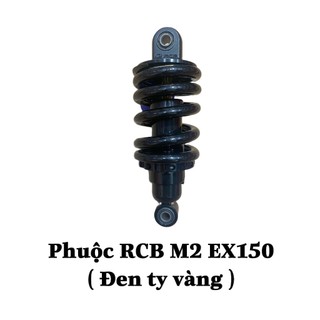 Phuộc RCB EX 150 / EX 155VA - Mẫu M2 ( Phuộc Đen Ty Vàng )