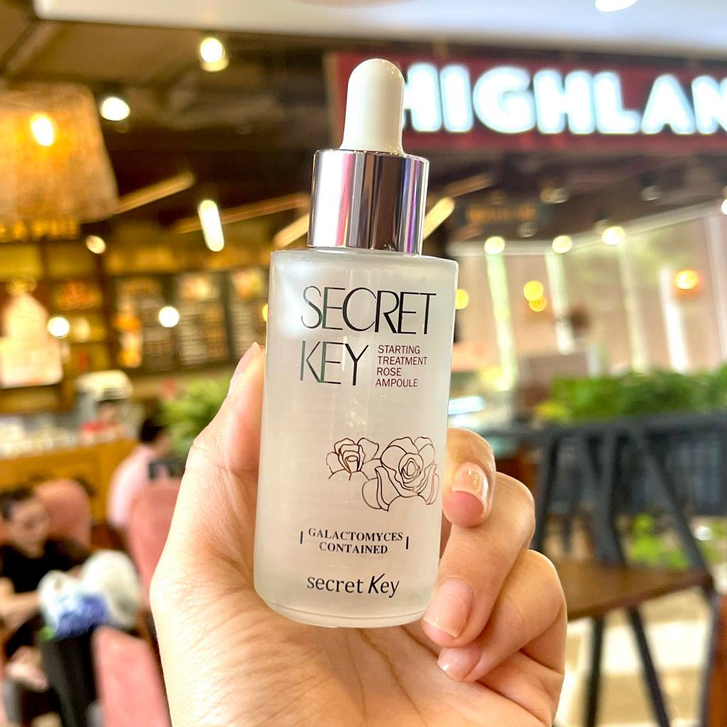 Tinh Chất Dưỡng Trắng Phục Hồi Secret Key Starting Treatment Rose Ampoule 50Ml