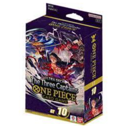 The Three Captains - Bộ bài khởi đầu đặt biệt Ultra Deck - One Piece Card Game - Bandai ST10 Tiếng Anh