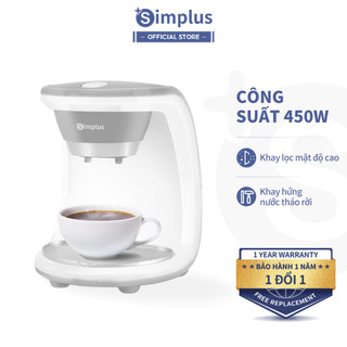 Simplus Máy Pha Cà Phê Mini Tự KFJH006 Động Kiểu Mỹ Pha Nhỏ Giọt Máy Pha Trà Bình Pha Cà Phê