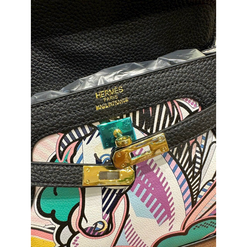 Túi Xách HMm KELLY HOẠ TIẾT sz25 .Nobox, có logo mã cod, Hàng super