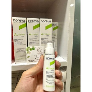 Noreva actipur peel concentrated serum - giảm nhờn - hỗ trợ trị mụn: ngăn mụn tái diễn - ngừa sẹo mụn. nâng tone da - hạ