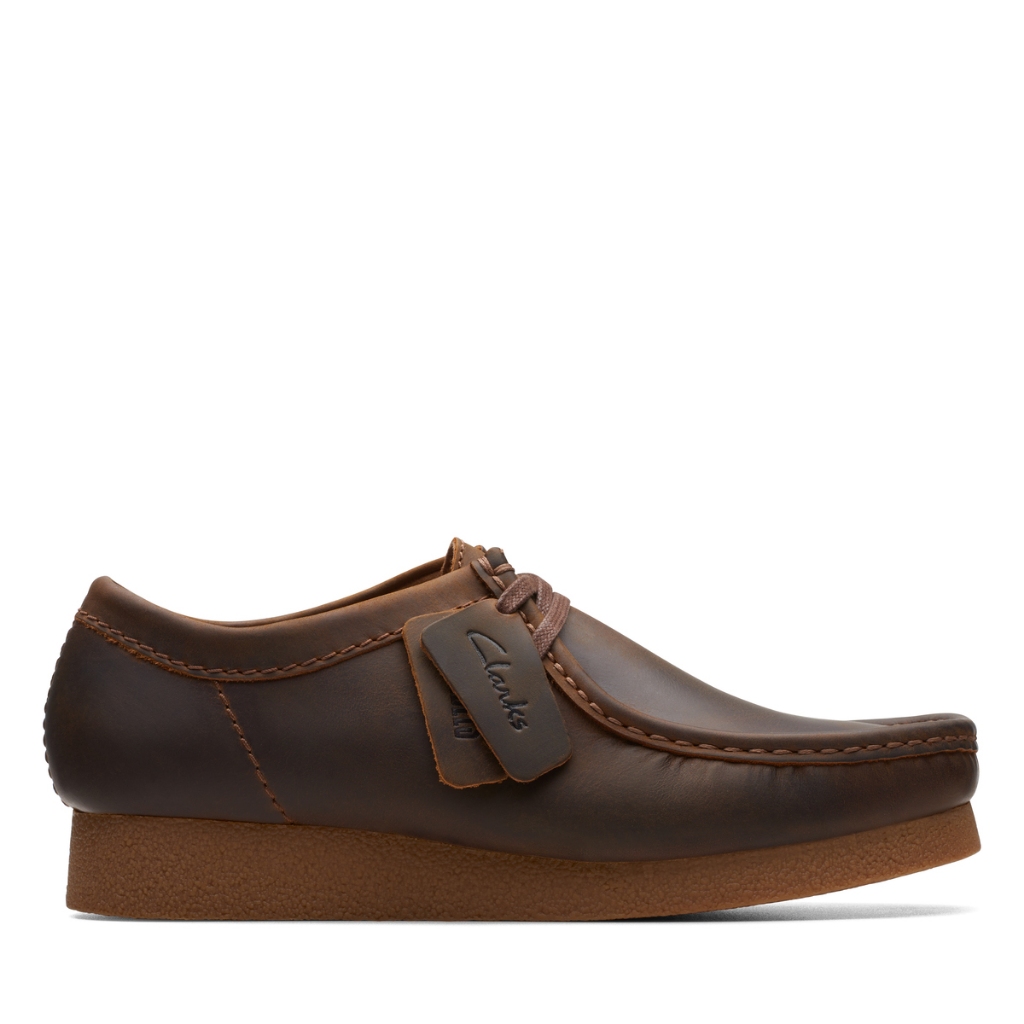 Giày Buộc Dây Da Lộn Nam Clarks - WallabeeEVO AW23