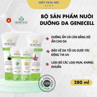 Bộ sản phẩm nuôi dưỡng phục hồi da genecell omc | miền thảo mộc shop