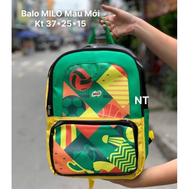 Balo Milo chất da cho bé tiểu học