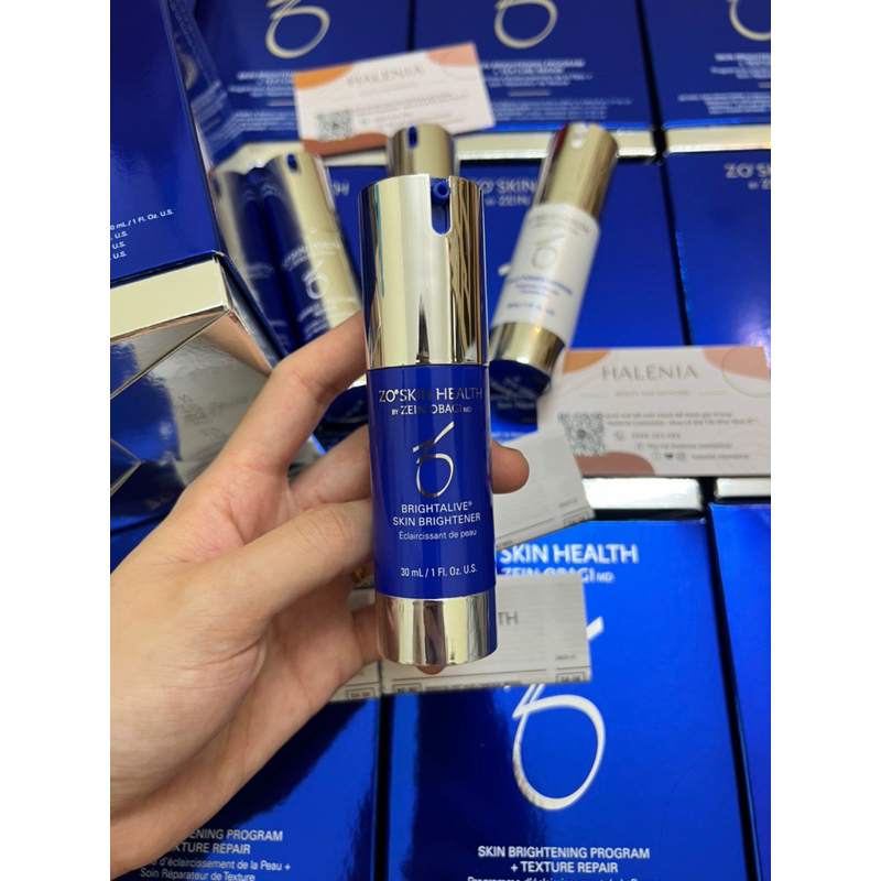 Bộ sản phẩm mờ nám, sáng da ZO Skin Brightening Program + Texture Repair 30ml
