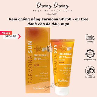 Kem chống nắng Farmona Sun SPf 50 Oil Free dành cho da dầu mụn 50ml